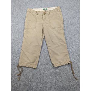Casual Tan Women's Cropped Pants